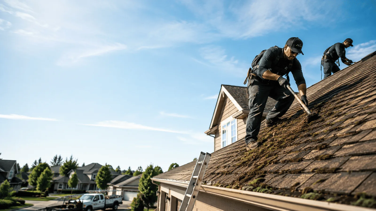 Roof Moss Removal in Santa Fe, MO near me
